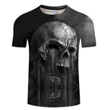 Totenkopf T-shirt Schwarz