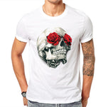 Totenkopf t-shirt Rose