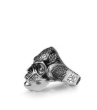 Totenkopf Ring Versteckt Silber