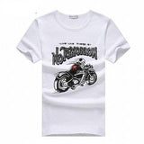 Totenkopf T-shirt Biker Skelett