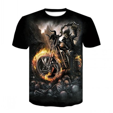 Totenkopf T-shirt Ghost Rider