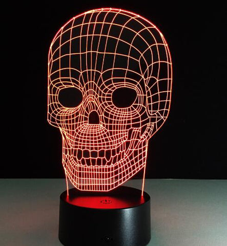 Prachtvolle Skelett Deckenlampe mit Totenschädel Lampe Totenkopf