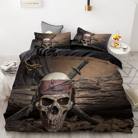 Totenkopf Bettwäsche Piraten