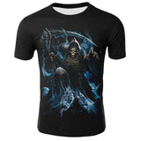 Totenkopf T-shirt Gothic Sensenmann