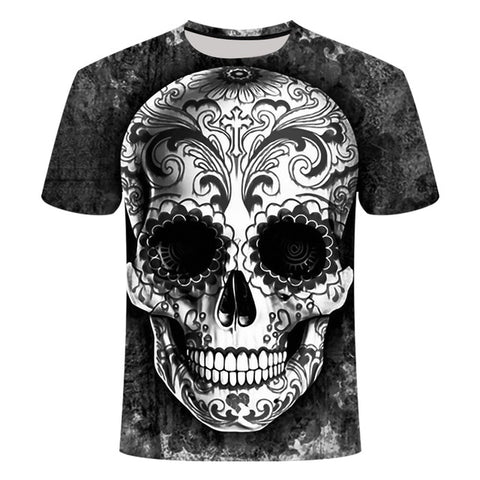 Totenkopf T-shirt Mexikanischer Schädel