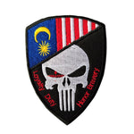 Totenkopf Aufnäher Punisher Malaysia