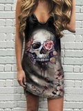 Totenkopf Mädchen Kleid