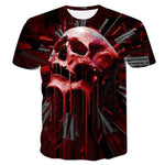 Totenkopf T-shirt Blut