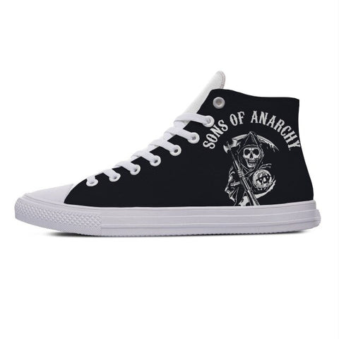 Totenkopf Schuhe Sons of Anarchy