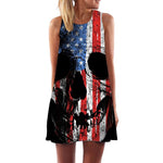 Totenkopf USA Kleid