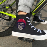Totenkopf Biker Schuhe